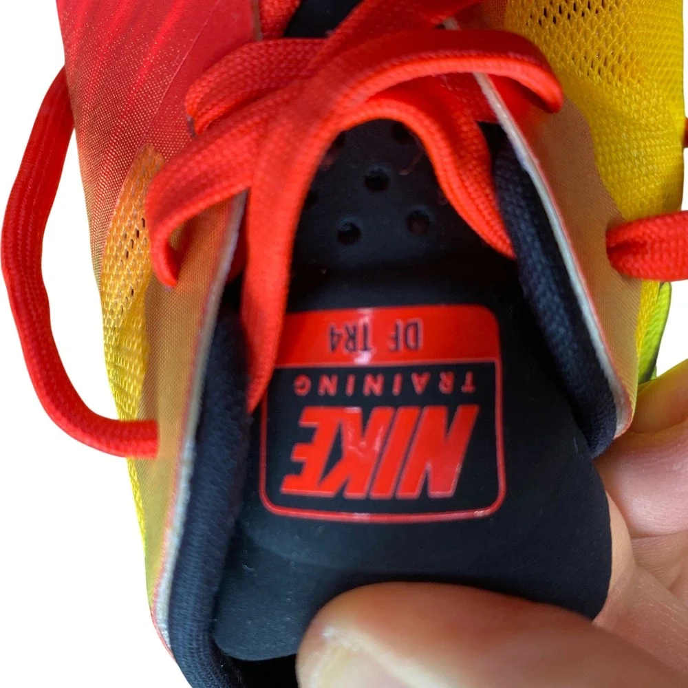 Nike Dual Fusion Running Shoes Mens‎ 10 Crimson Volt Yellow 819022-601